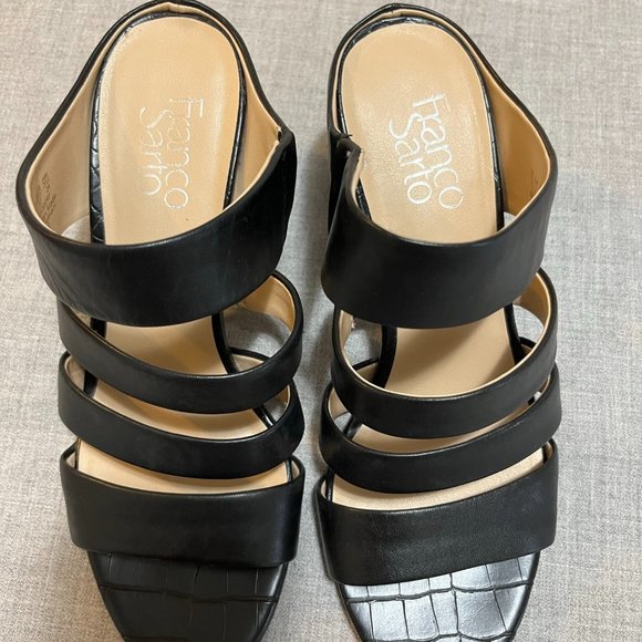 Franco Sarto Strappy Sandals Sz 7M - Picture 2 of 7